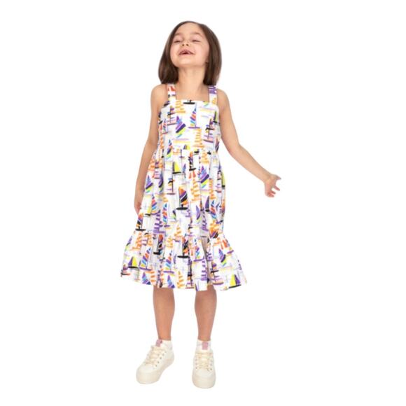 NWT! Tanya Taylor Mini Gia Sailboat Dress - Size Medium (8-9 Years) - Picture 3 of 10